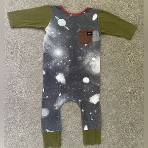 Rags to Raches Space Romper 2T